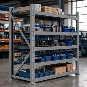 Op maat gemaakt OEM-opslagrekframe | Robuuste, gelaste stalen constructie voor palletstellingen in magazijnen