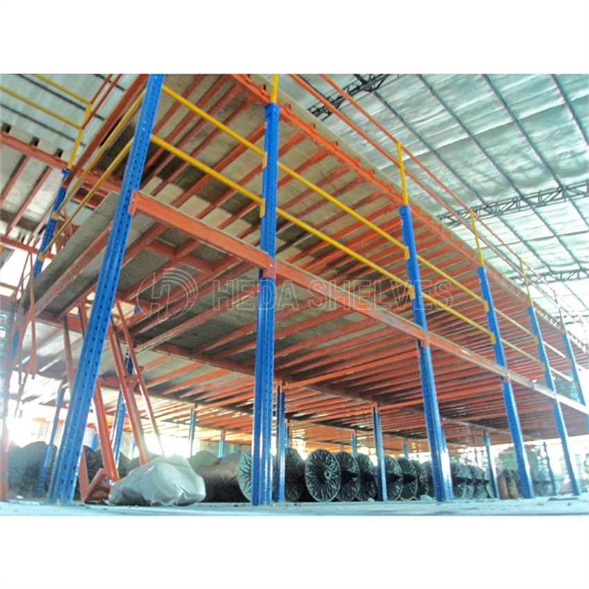 Hoogwaardig, robuust mezzanineplatform, magazijnstellingen, mezzanineplanken voor magazijn