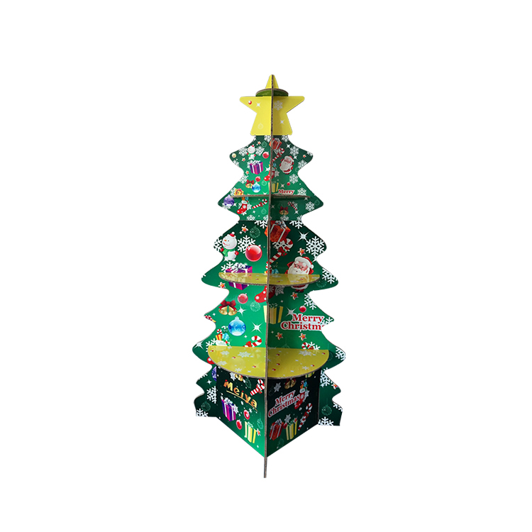 Recyclebare kartonnen palletdisplay voor opvallende promotie en verkoop van winkelartikelen in warenhuizen.