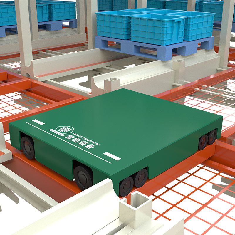 Zware automatische radioshuttle palletstellingen voor magazijnen, volledig intelligente vierwegs shuttle ASRS met WCS WMS.