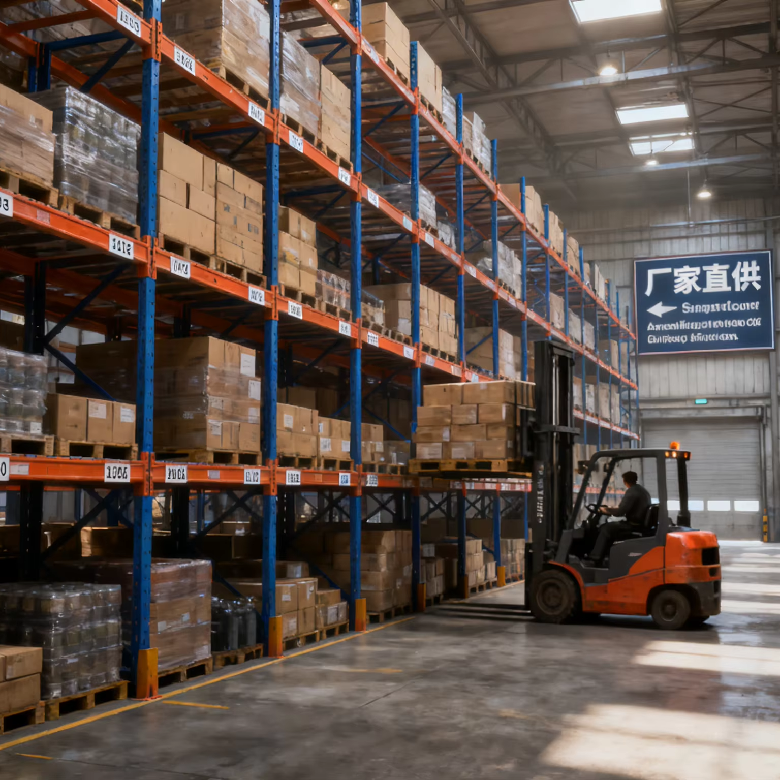 Groothandel in zware stalen palletstellingen met corrosiebescherming, CE-gecertificeerd en gepoedercoat. Opslagstellingen voor magazijnen.