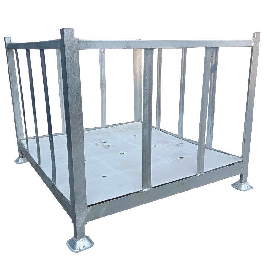 Op maat gemaakte poedercoating, zware metalen stalen vrachtwagenstapelrekken, industriële bandenopslagrekken, verplaatsbare palletstapelrekken.