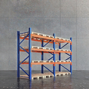 Aardbevingsbestendig stapelbaar palletstellingsysteem zware balken