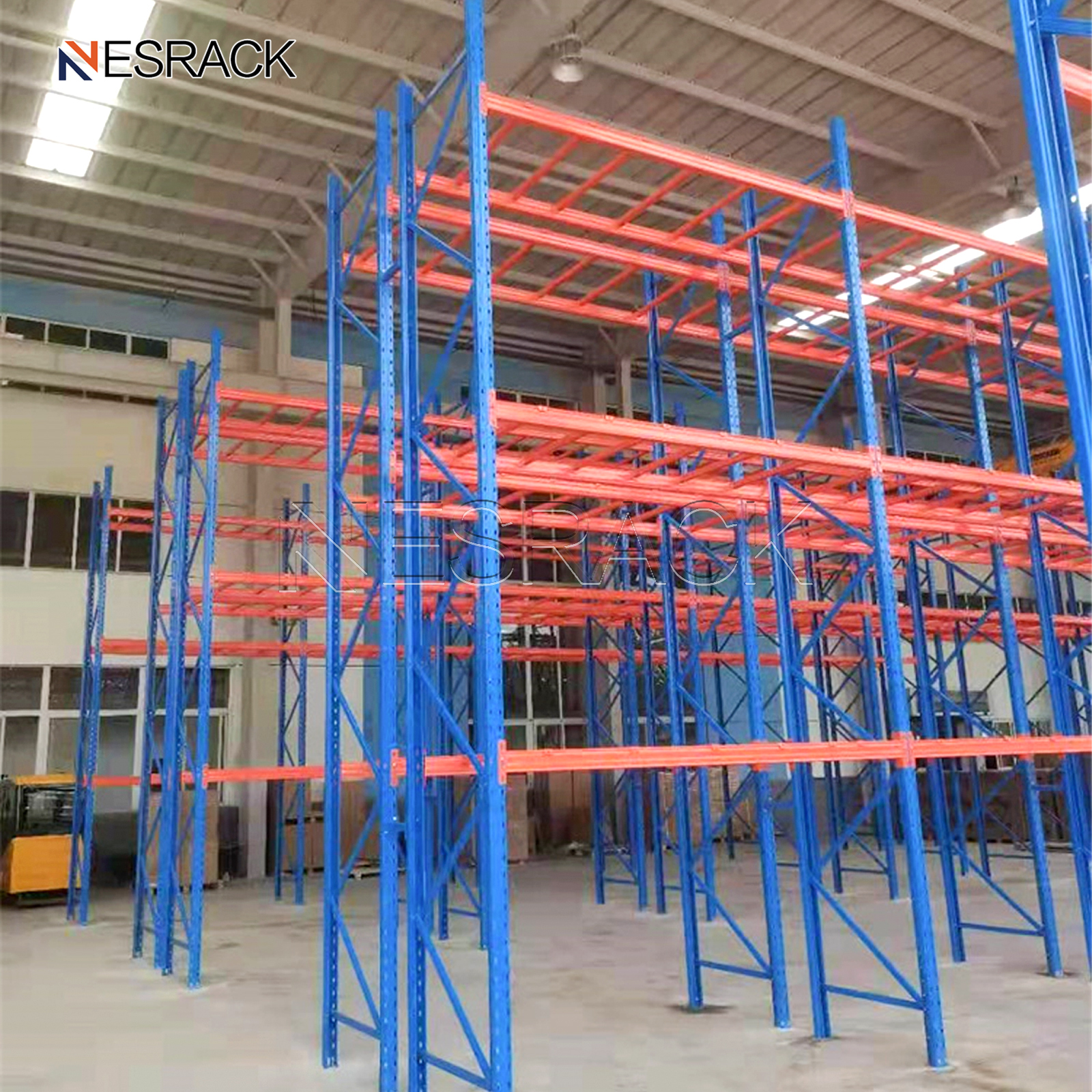 Fabriekslevering Zware selectieve opslag magazijn palletstellingen Hoogwaardige boutloze opslagstellingen