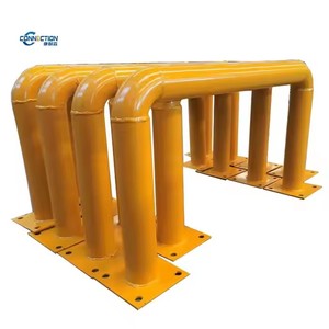 Metalen stalen verplaatsbare palletstelling staander frame beschermer barrière veiligheidsbarrière