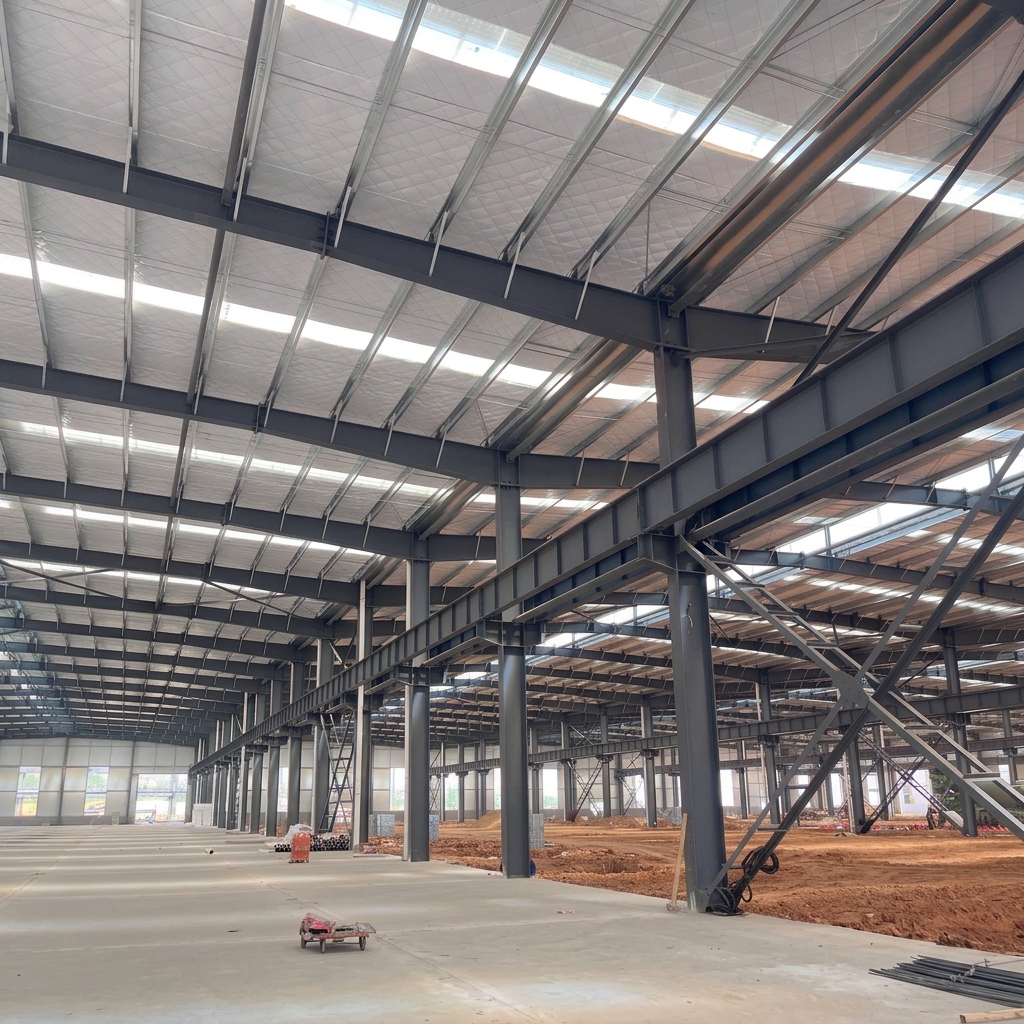 Stalen magazijngebouw voor industriële projecten in Bosnië en de Balkan | Geprefabriceerde werkplaats- en logistieke opslagoplossing