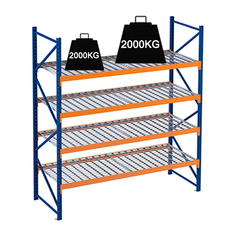 Stapelbare opslagrekken, palletstellingen, magazijnuitrusting, 1000 kg, 2000 kg, 3000 kg (pond/ton).