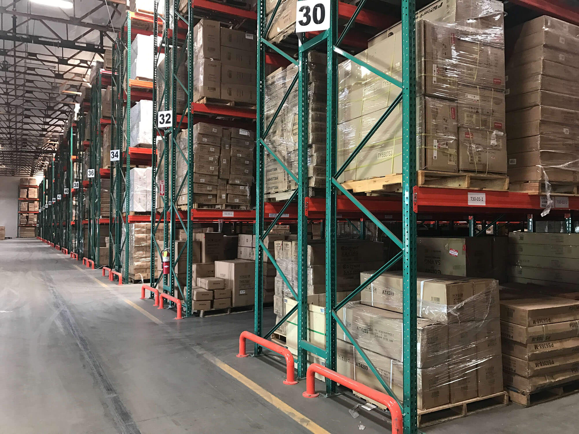Mracking Teardrop palletstellingen, zware palletstellingen, kunnen op maat gemaakt worden voor magazijnopslag.
