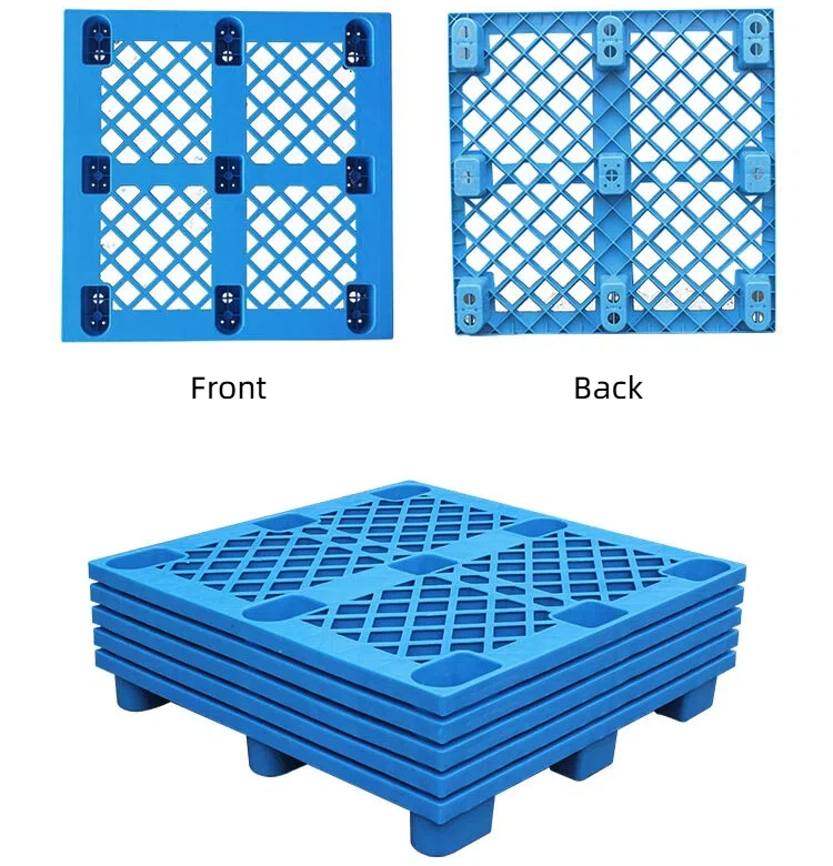 Bovenaanzicht kunststof pallet