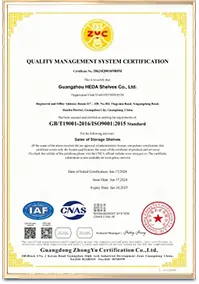Certificaat Guangzhou Heda Shelves 4