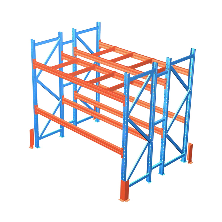 Zware stalen stapelstellingen, magazijnstellingen, sterke, dragende palletstellingen, metalen opslagrekken, vloerstellingen.
