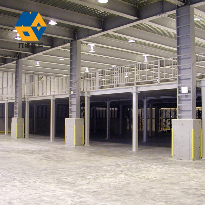 Op maat gemaakte industriële mezzanine, zwaar uitgevoerd stalen opslagplatform, mezzanine vloerstellingsysteem, metalen mezzanine
