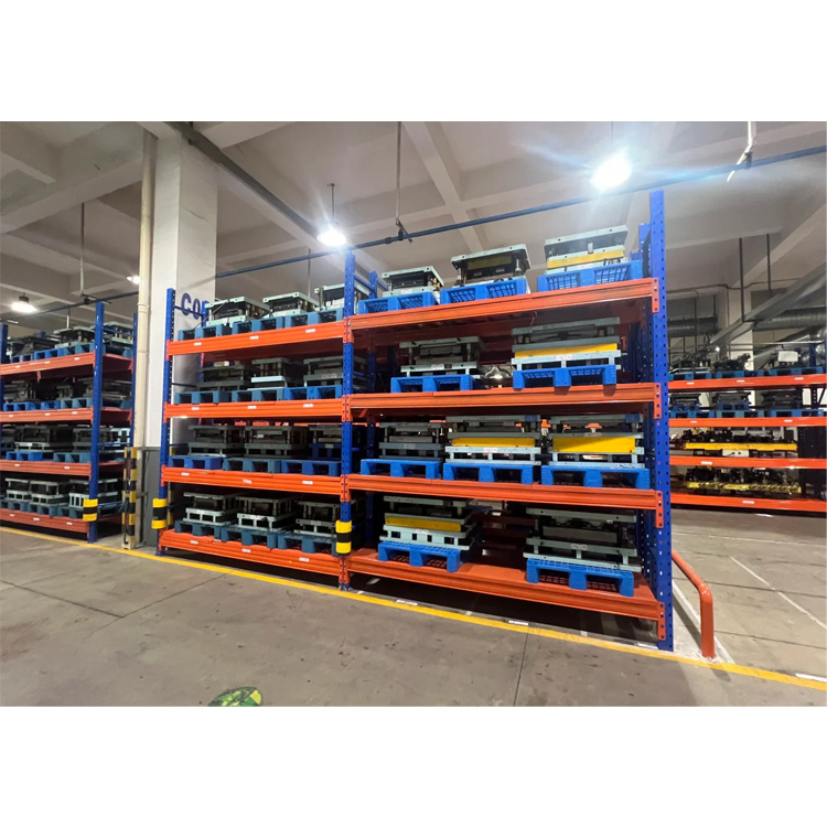 Zware metalen palletstellingen van Chinese fabriek, 1000 kg/2000 kg/3000 kg per laag, industriële opslagrekken.