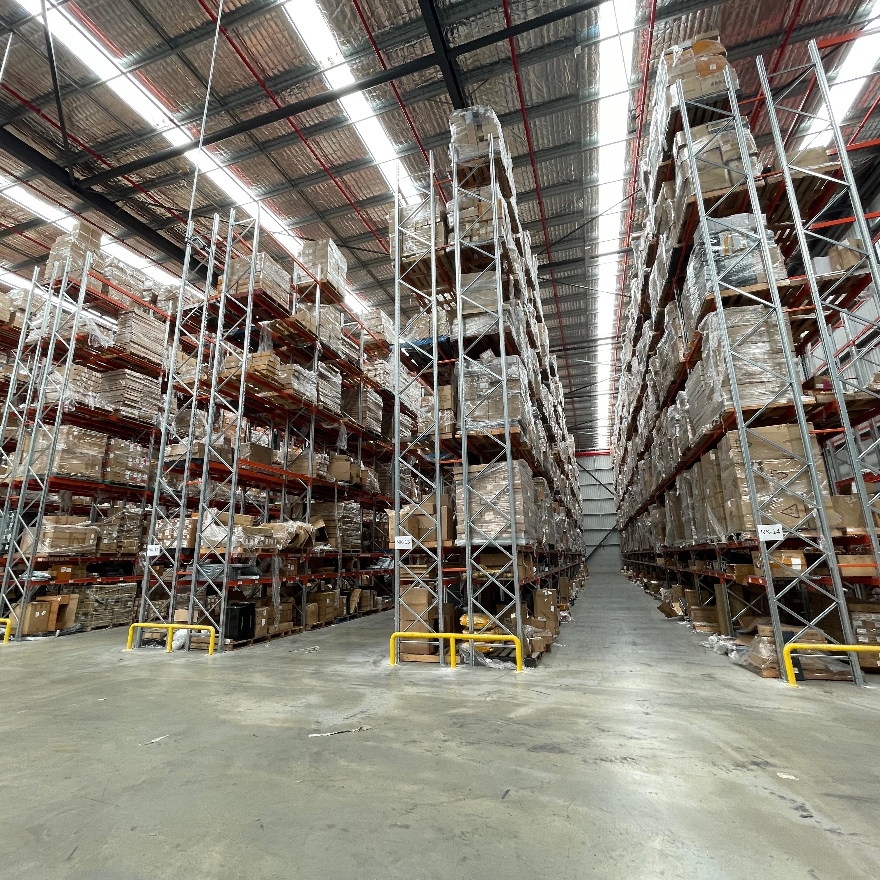 Jracking AU Standaard zware stalen balkstellingen CE-gecertificeerd selectief palletstellingsysteem voor industriële magazijnopslag