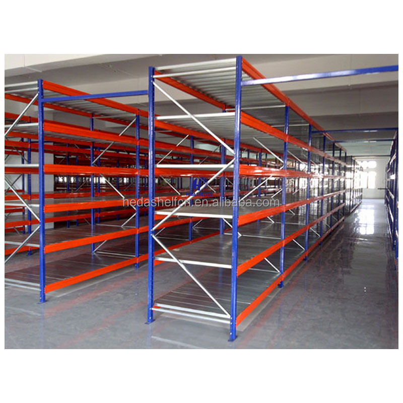 Heda Manufacture Opslagrekken van metaal, boutloos magazijnsysteem, middelzware stellingen te koop