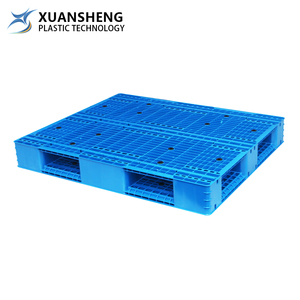 NEXARA Heavy Duty Milieuvriendelijke Euro Kunststof Pallet 1210 1200x1000x150mm Rasterdek 4-zijdige toegang Dubbelzijdig Koelcelopslag