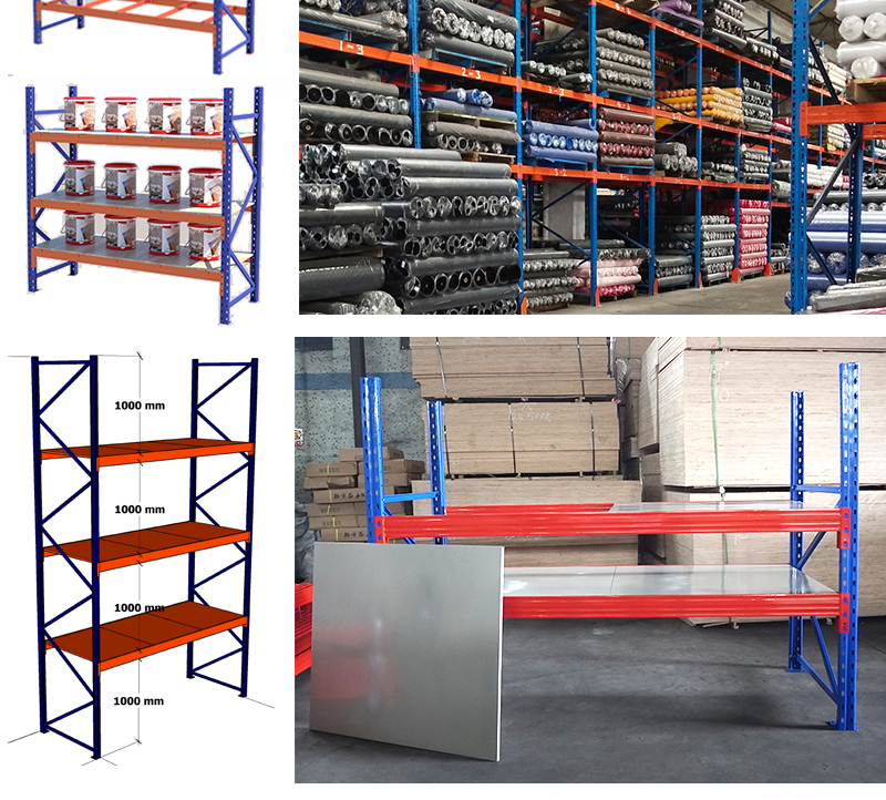 Stapelbaar opslagrek palletsysteem magazijninrichting