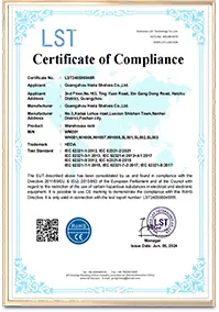 Certificaat Guangzhou Heda Shelves 3