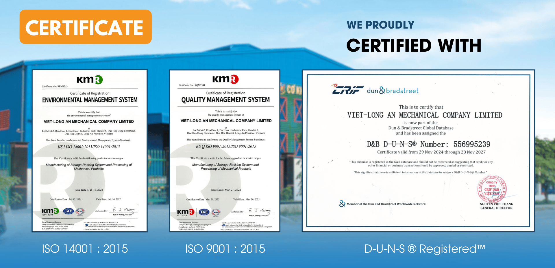 Certificeringen