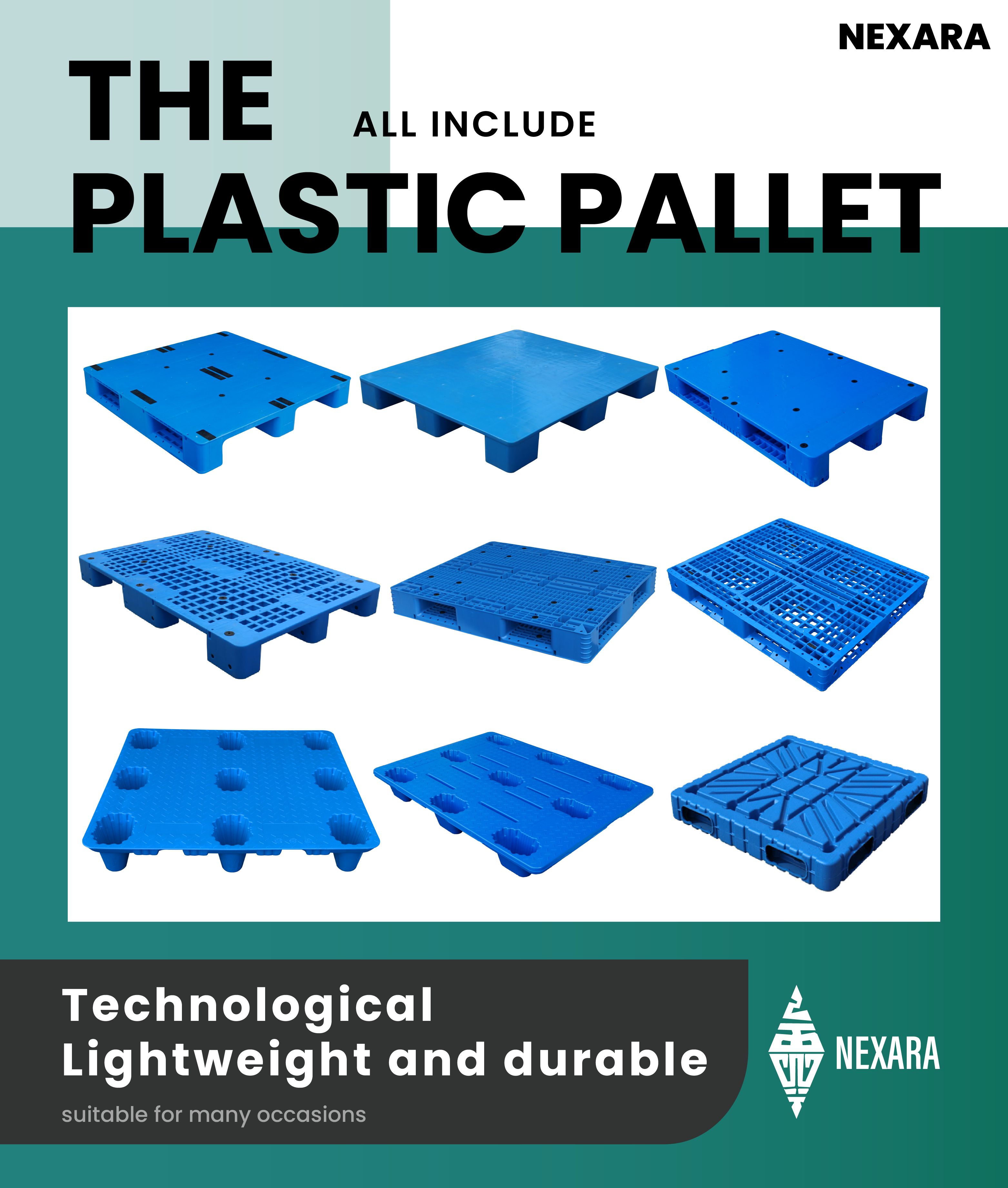 Plastic pallet showcase 2