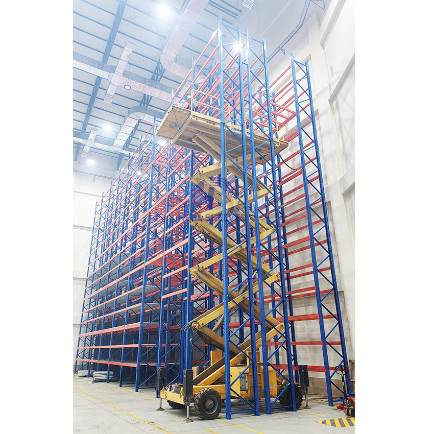 Bandenstellingsysteem Stalen stellingen Fabrikant HEDA Druppelstelling Zware palletstelling voor industriële magazijnopslag