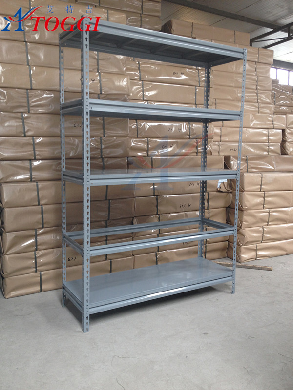 900x450x1830mm Stalen 5-laags lichtgewicht magazijnstelling, voordelig en gemakkelijk verplaatsbaar.