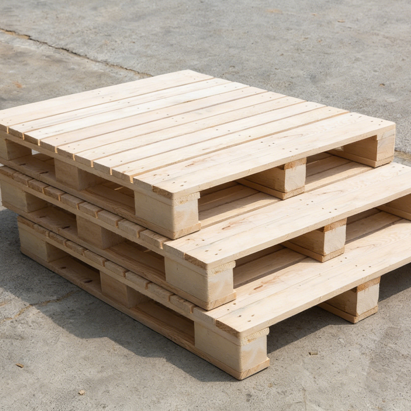Hoogwaardige houten pallets, rechtstreeks van de fabrikant, export, inclusief ontsmette pallets.