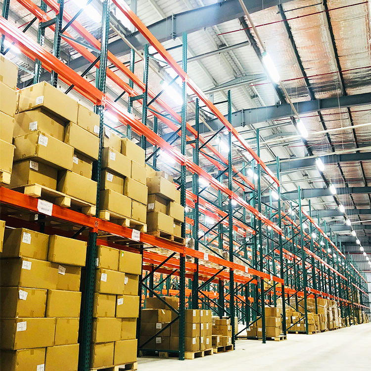 Noord-Amerikaans opslagrek, op maat gemaakt druppelvormig palletrek, zwaar opslagsysteem