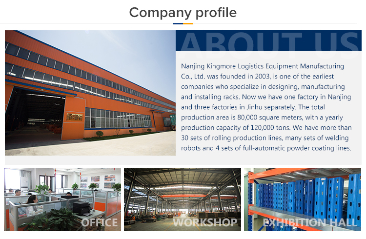 Magazijnstelling fabriek productielijn