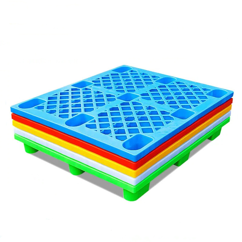 Zijaanzicht kunststof pallet