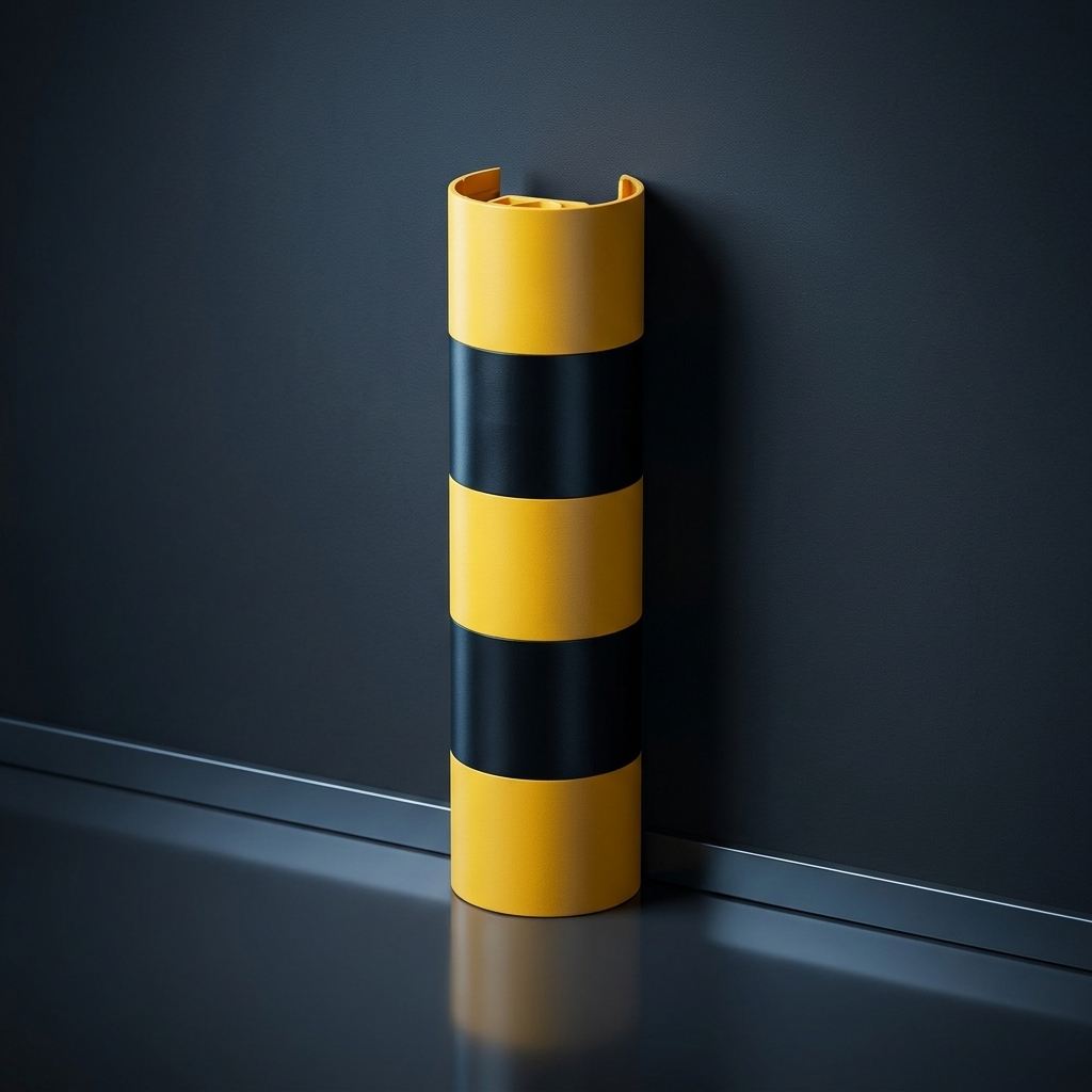 Palletstellingbeschermer, staanderbescherming van PVC/PE, geëxtrudeerd en gesneden, CE-gecertificeerd.