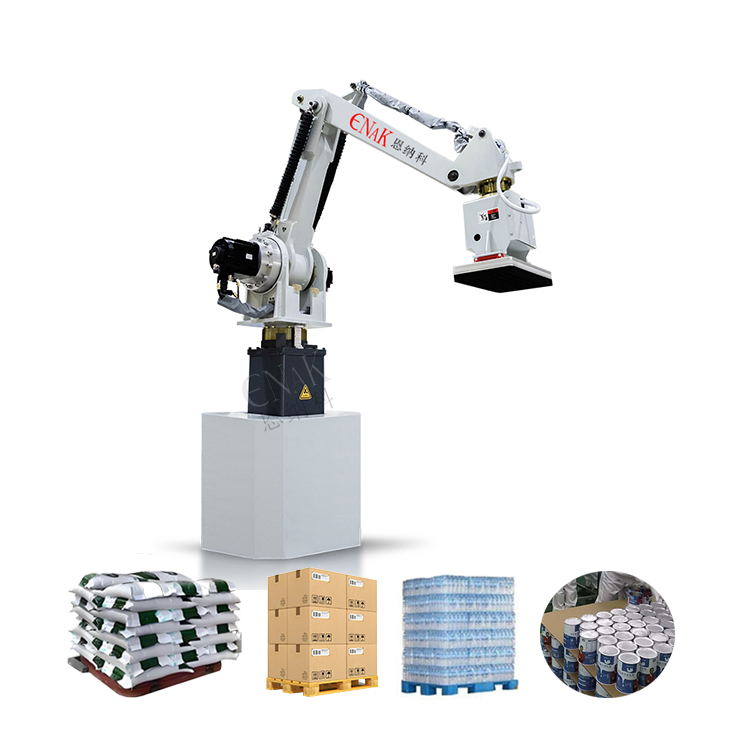 Robotic arm palletizer