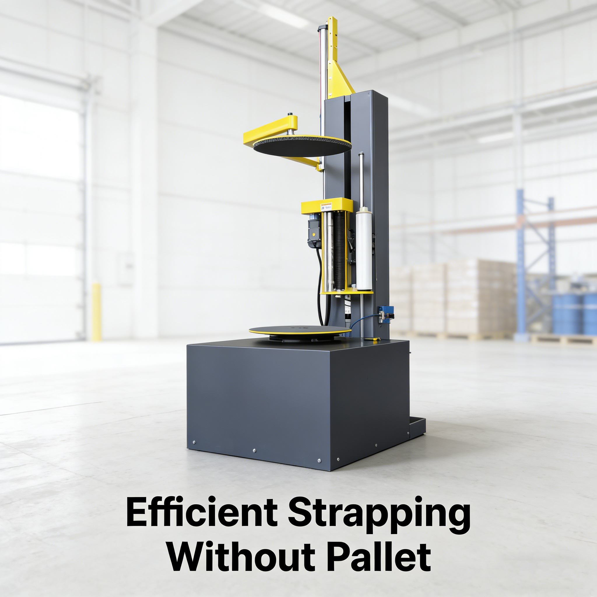 Industriële stretchfolie machine voor palletloze goederen