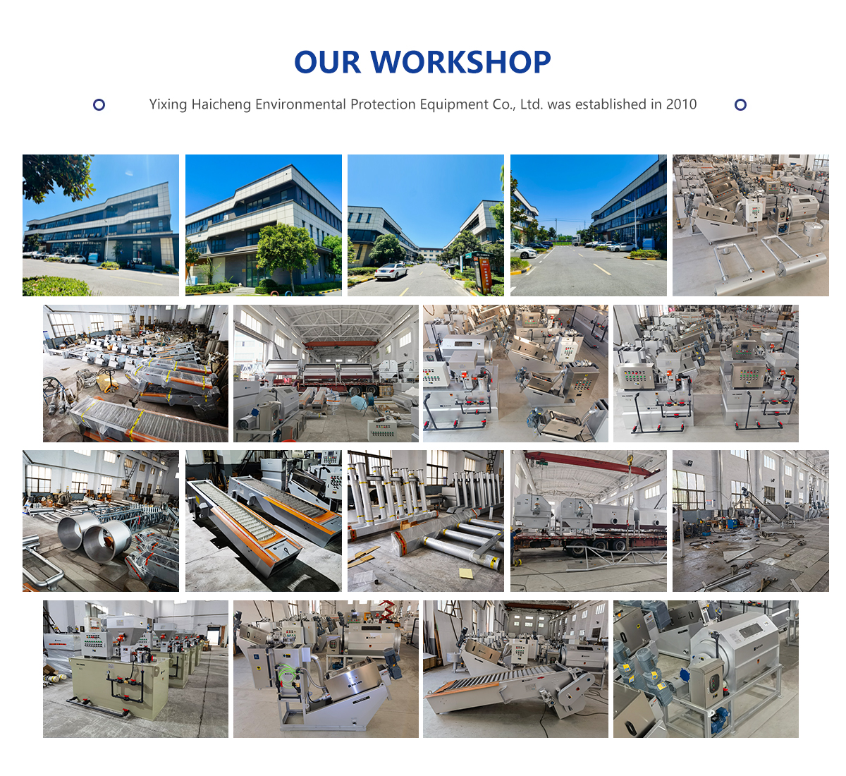Fabriekshal en machineproductie