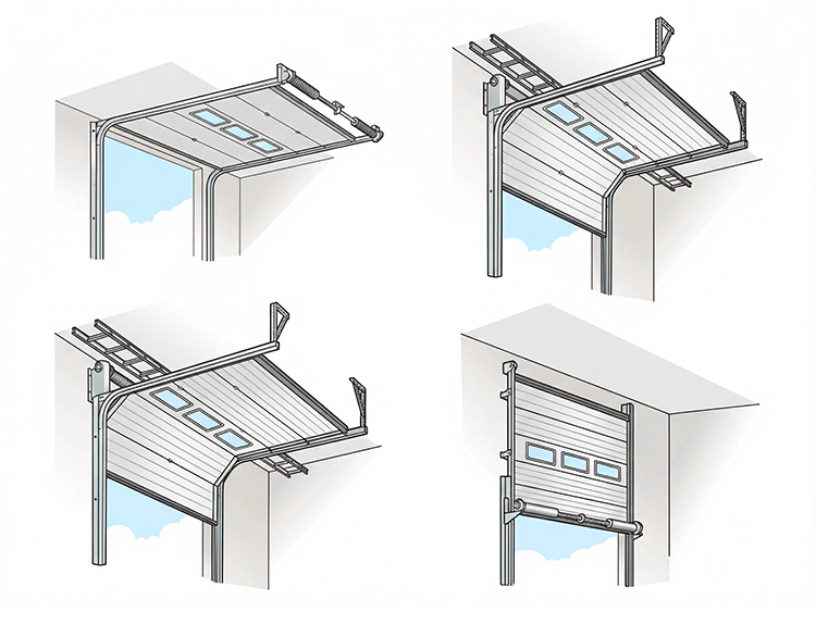 Sectionale overheaddeur T500 detail
