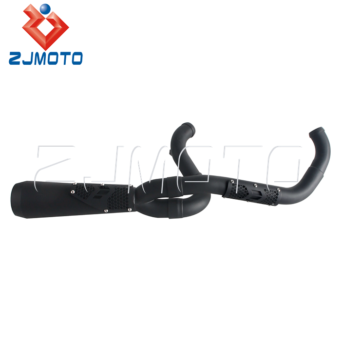 Uitlaatpijp voor motorfietsen Dyna Fat Bob/Low Rider/Super Glide/Wide Glide 2006-2017 | Premium doorngebogen roestvrij staal