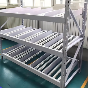 Robuuste, commerciële rolstellingen met verstelbare hoogte en roestvrije stalen constructie - Verplaatsbaar palletopslagsysteem
