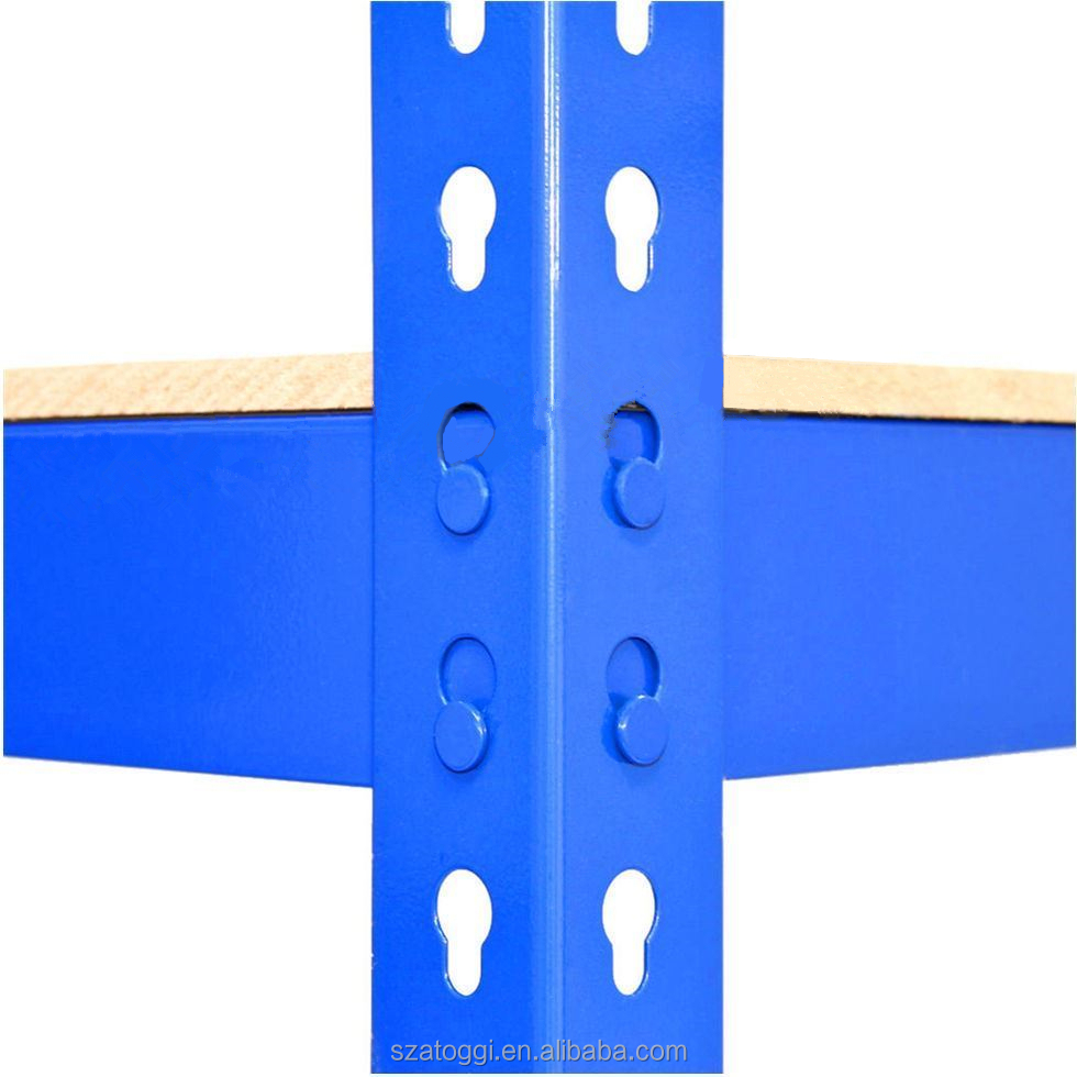 900x450x1830mm Stalen 5-laags lichtgewicht magazijnstelling, voordelig en gemakkelijk verplaatsbaar.