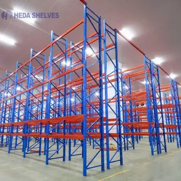 Selectieve palletstelling met verstelbare liggers