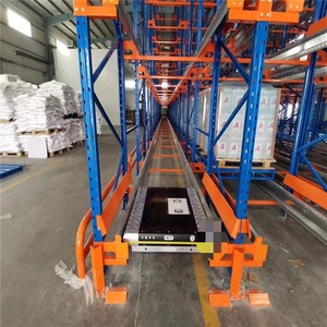 Geautomatiseerde radiogestuurde shuttlewagen, industriële shuttlewagen, radiografisch bestuurbare palletshuttle voor magazijnstellingen