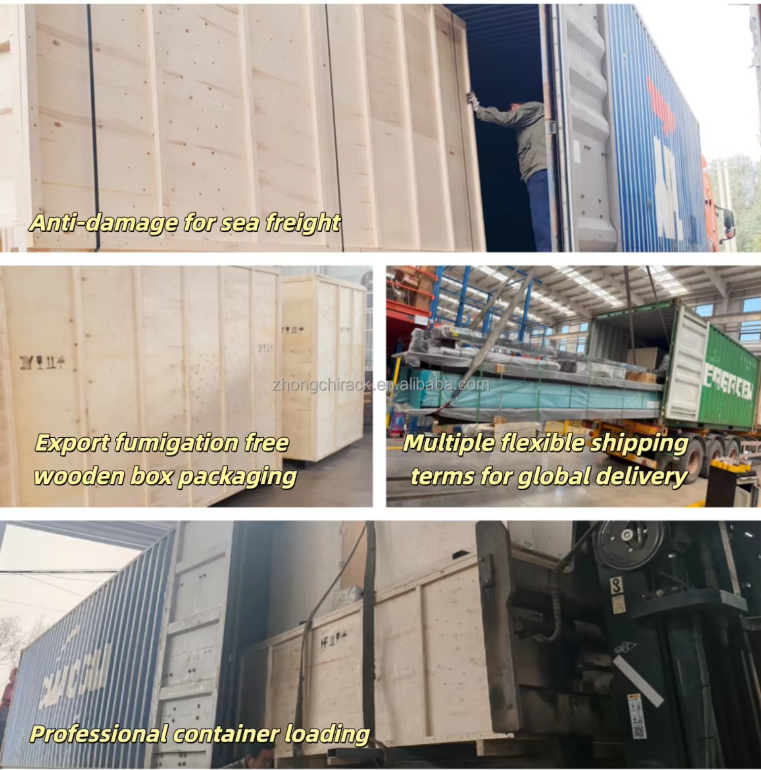 Industriële verpakkings- en transportmethoden