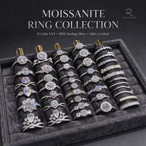 925 Sterling Zilveren Moissanite Trouwring met 0,5-4,0CT VVS gesimuleerde diamant in klauwzetting, gecertificeerd voor feestjes