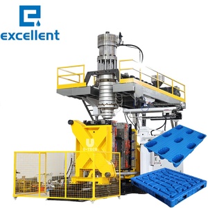 Automatische machine voor het maken van dubbelzijdige HDPE- en LDPE-kunststofpallets, negenvoets pallets, blaasvormmachine