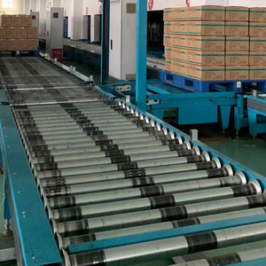 Hoogwaardige flexibele pallettransportrol met motor en zwaartekrachtaandrijving