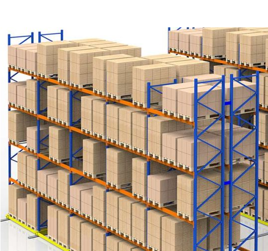 Mracking Heavy Duty metalen palletstellingen met een draagvermogen van 1000 kg, 2000 kg of 3000 kg per laag, industriële palletstellingen.