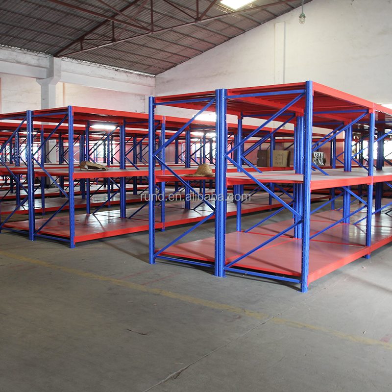 Robuust 4-laags garagestapelrek van Factory, stalen frame, 300 kg draagvermogen, corrosiebestendig.