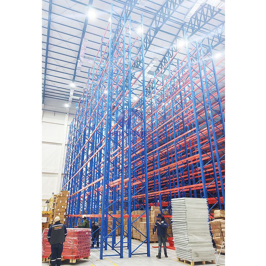 Bandenstellingsysteem Stalen stellingen Fabrikant HEDA Druppelstelling Zware palletstelling voor industriële magazijnopslag