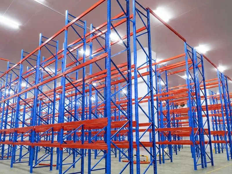 Compacte koelhuis palletstellingen