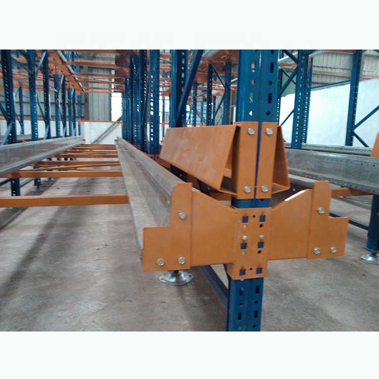 FIFO-systeem, shuttle-rack, radioshuttle, fabrikant van magazijnopslagrekken, verplaatsbare shuttle-palletstellingen.