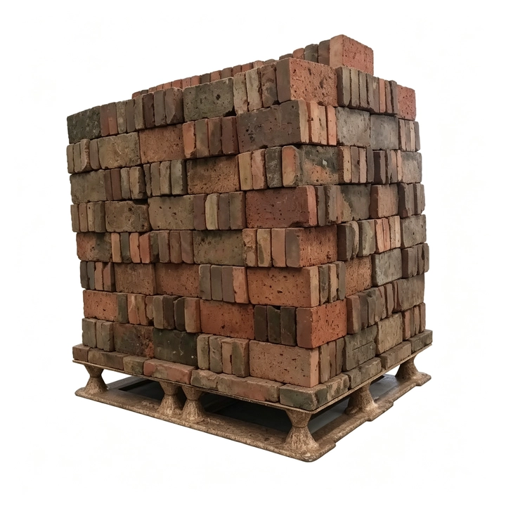 Onbewerkt geperst houten pallet voor logistieke doeleinden